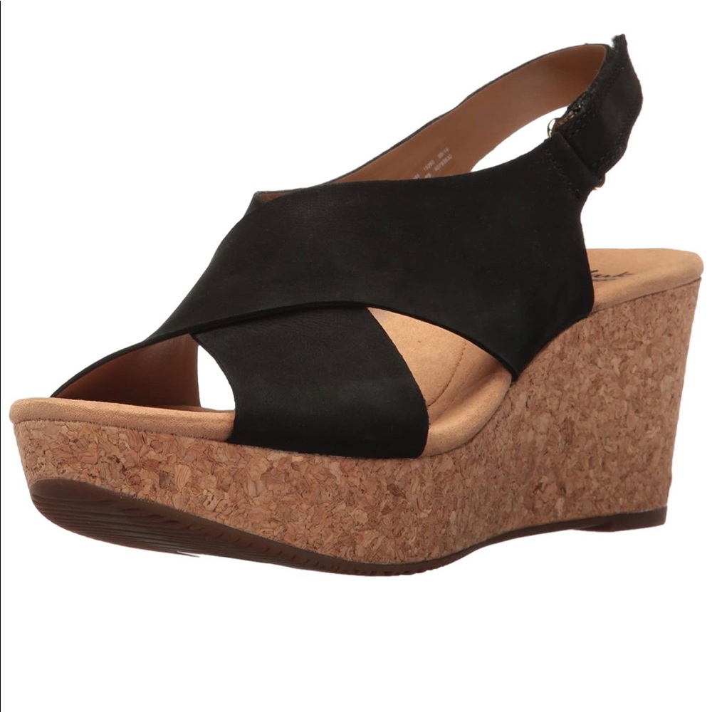 Clarks Women's Annadel Eirwyn Wedge Sandal